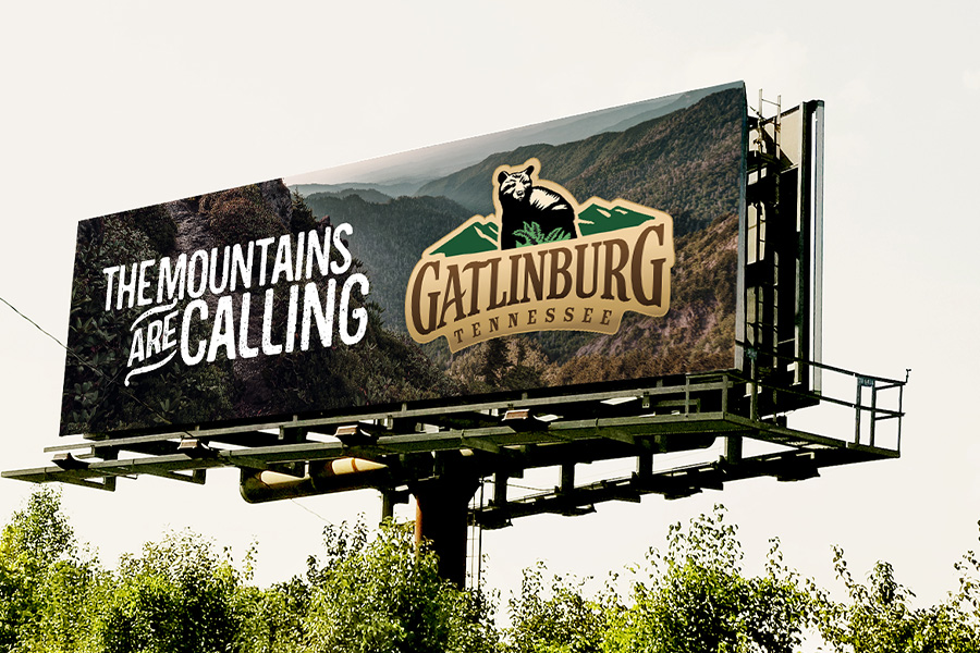 The Mountains Are Calling billboard
