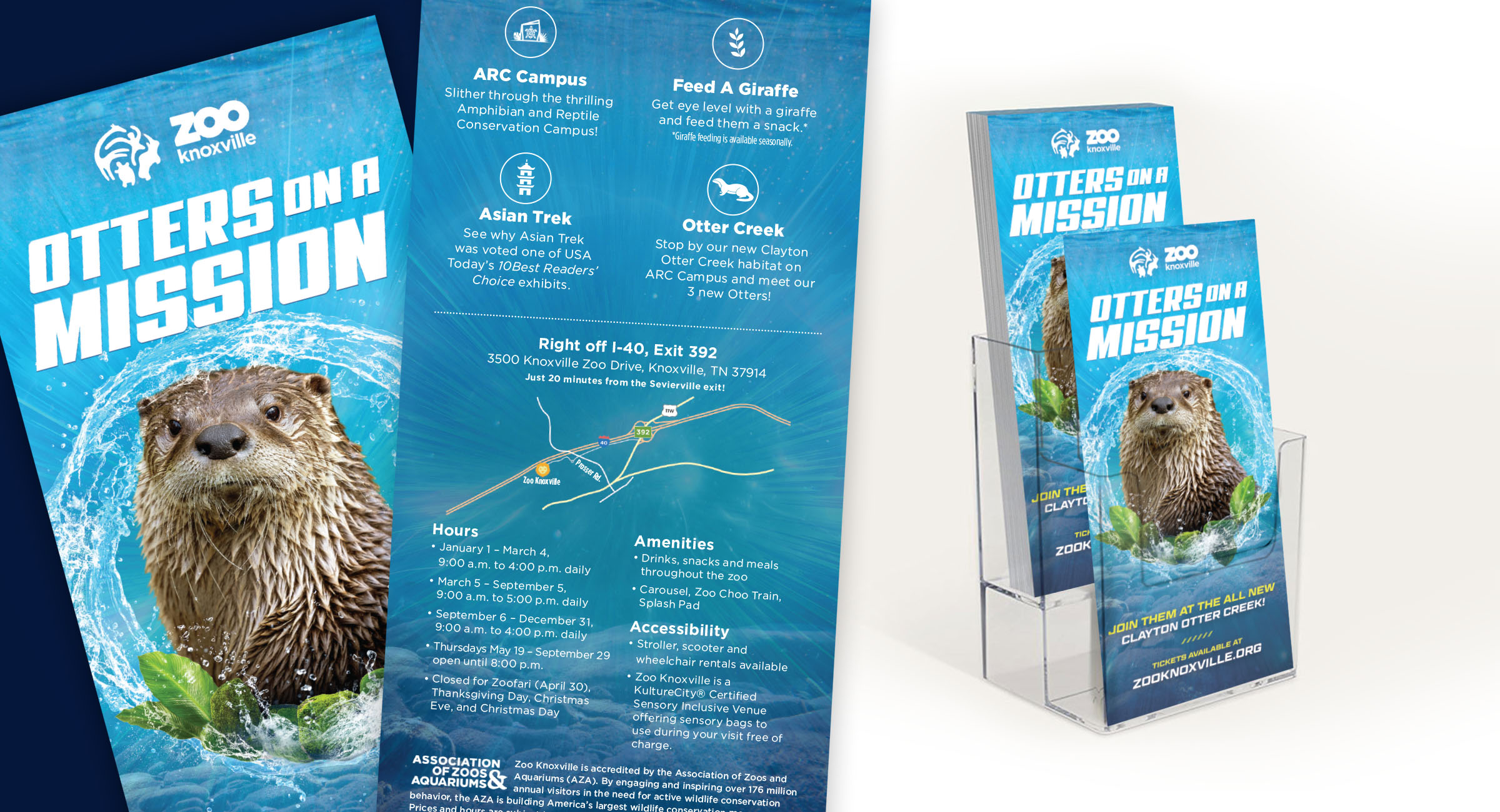 otters on a mission brochures