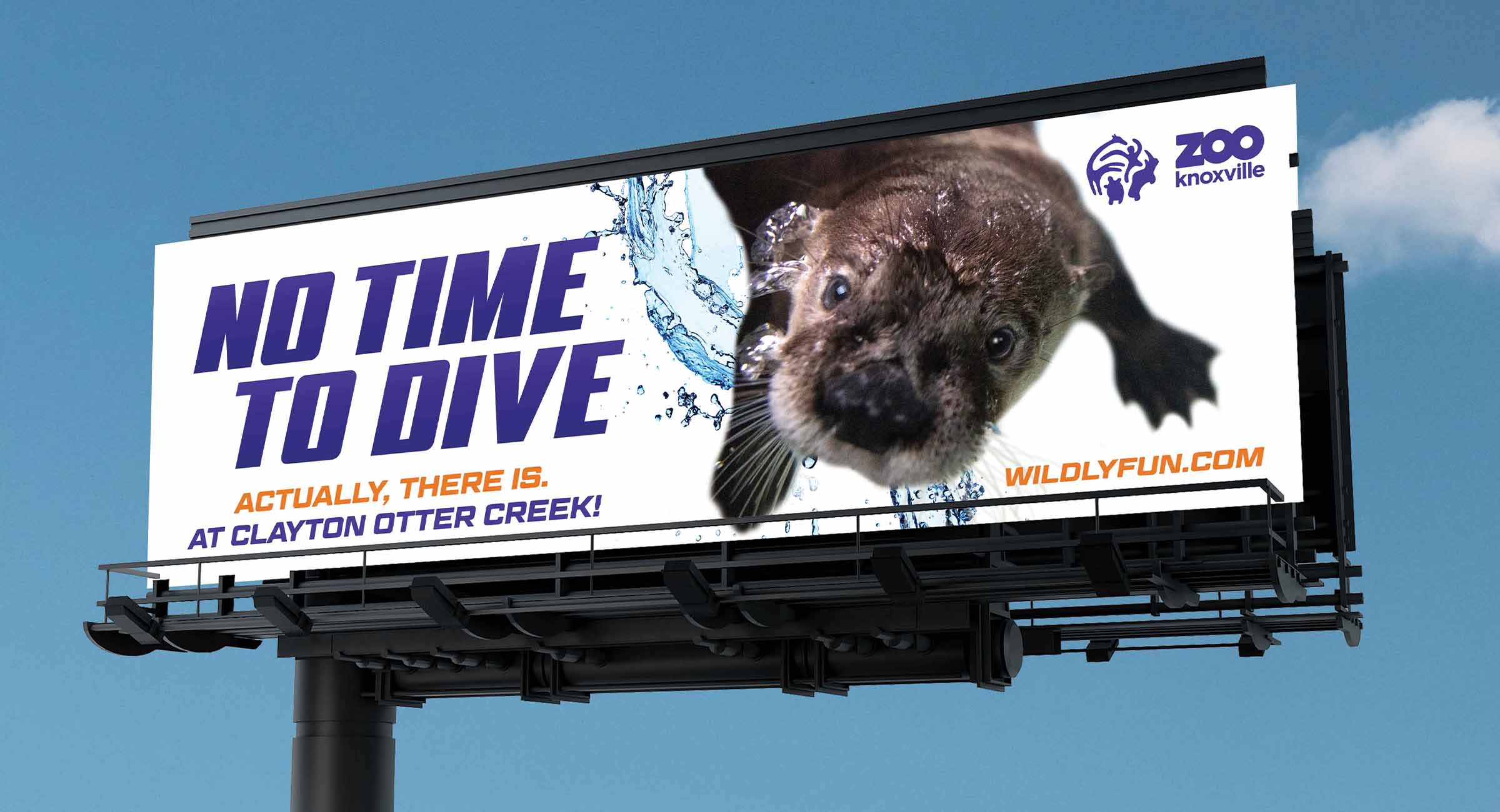 no time to dive - otter creek billboard