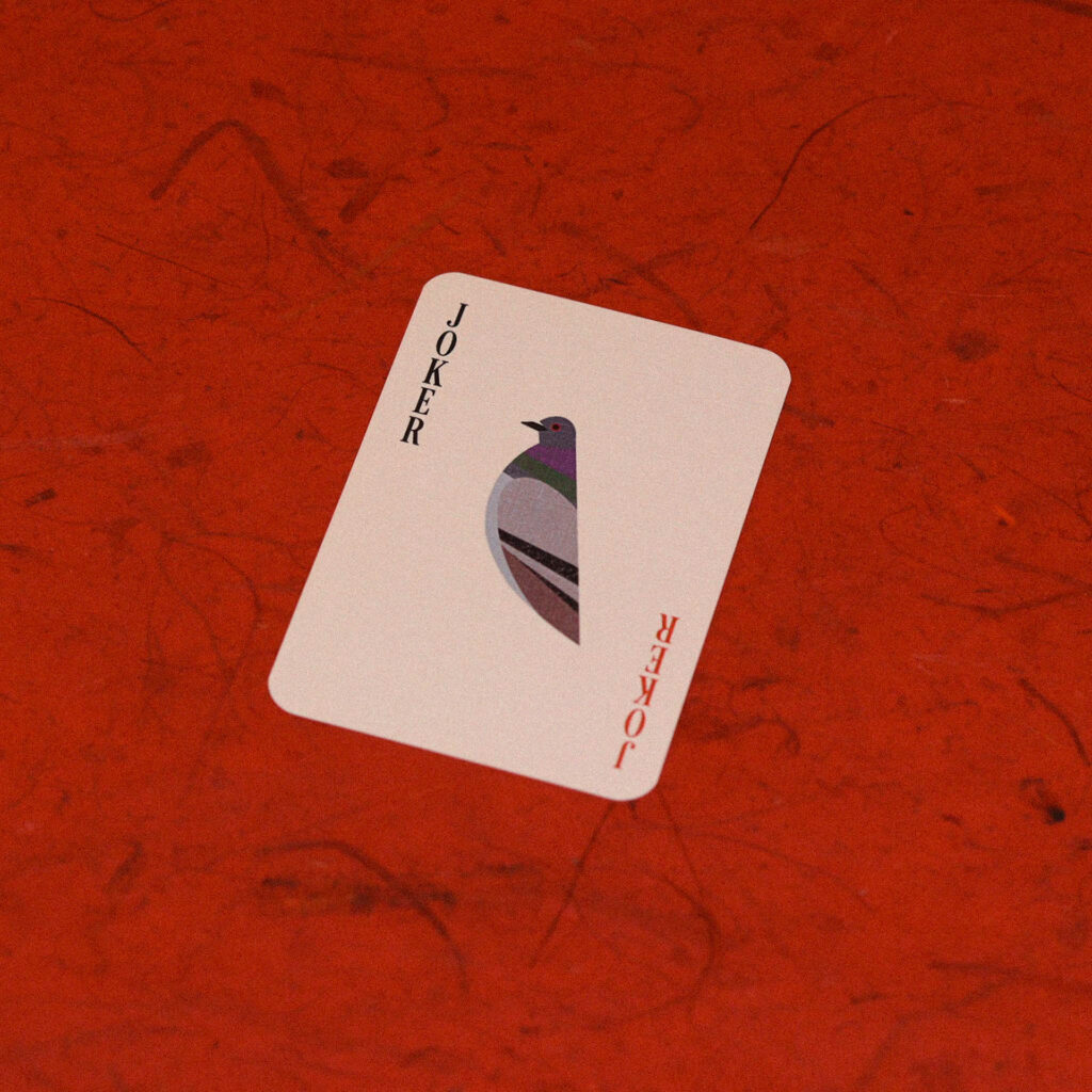 render of single playing card