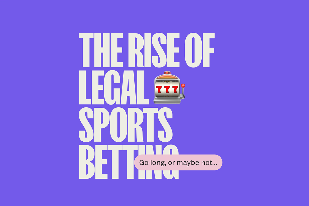 The rise of legal sports betting.