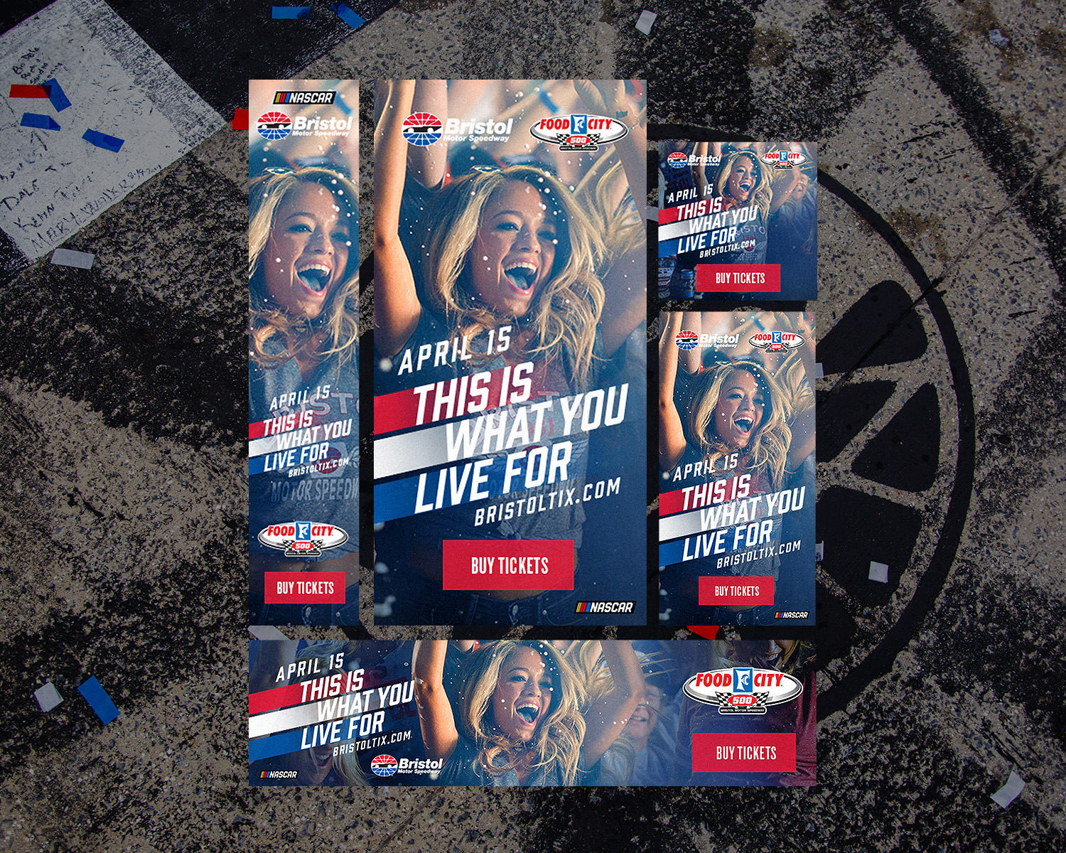 Campaign ad images for This is What You Live For.