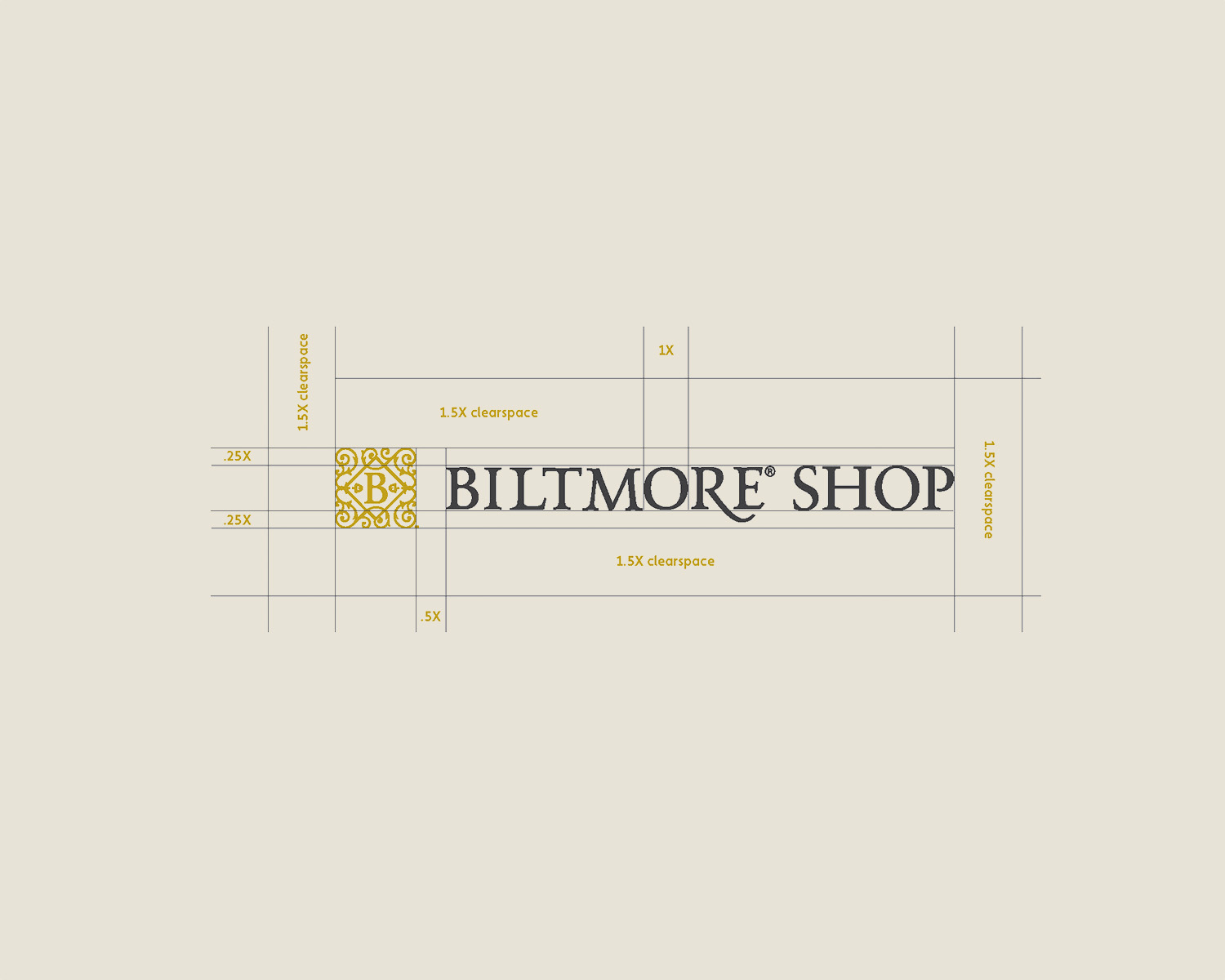 Biltmore shop logo design plans.