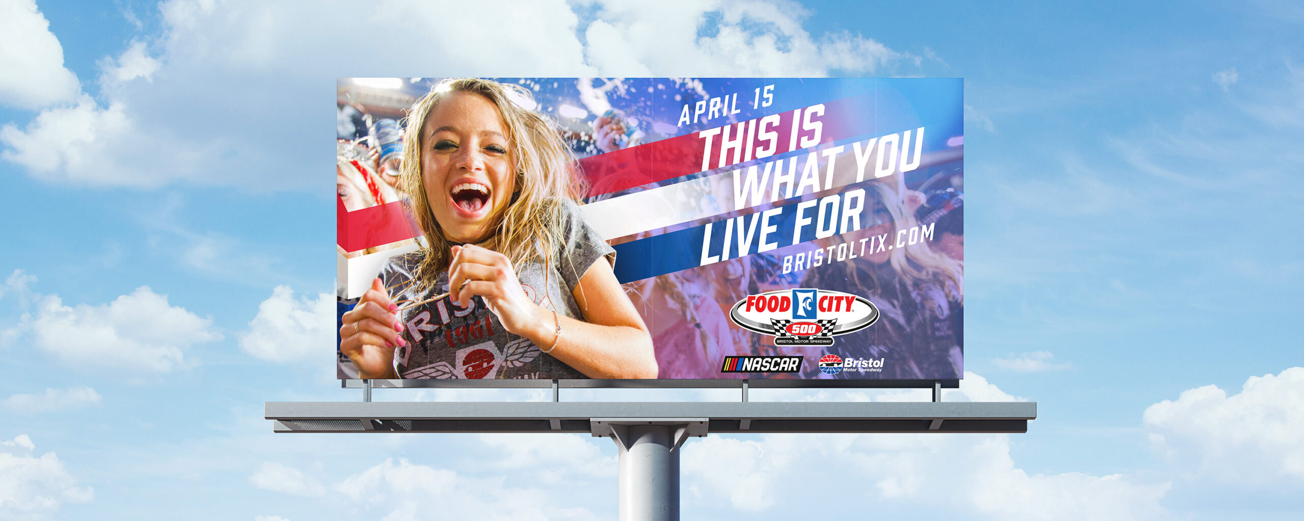 Billboard for This is What You Live For campaign.