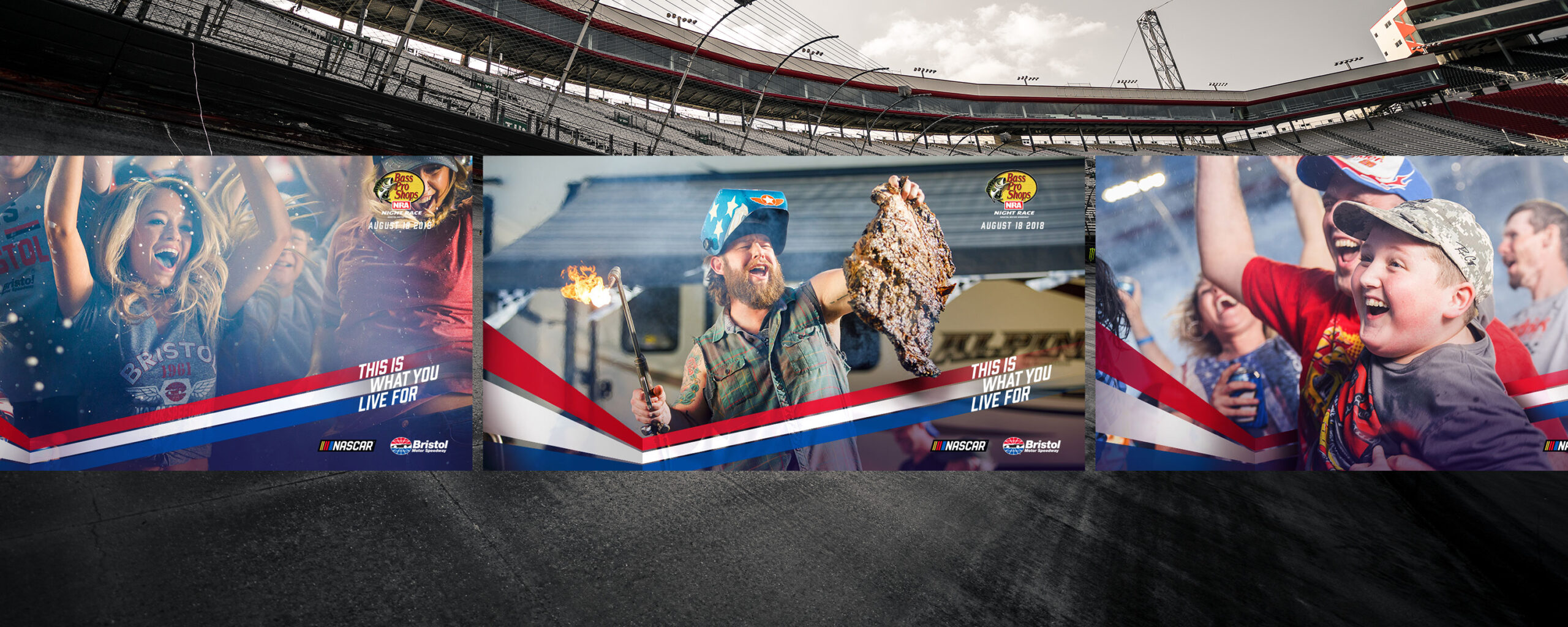 Series of ads for the This is What You Live For campaign.