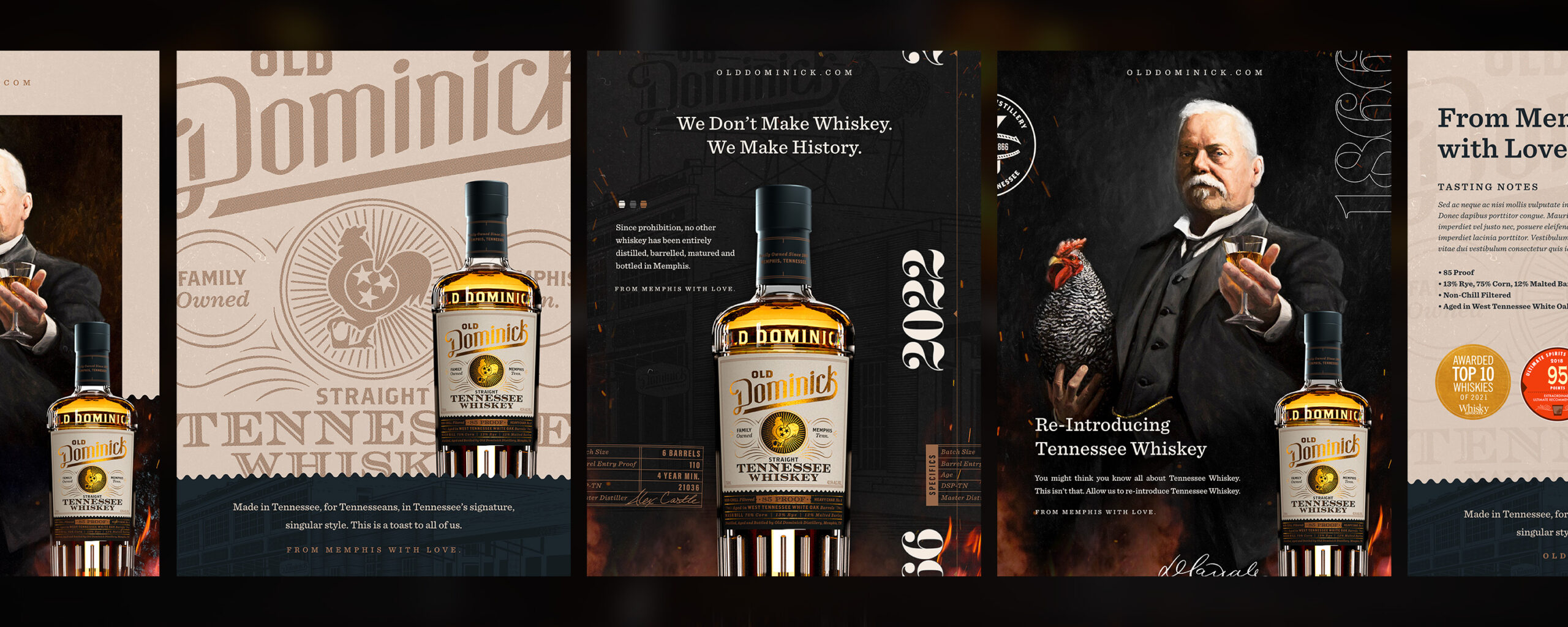 Photography and design from the TN Whiskey launch.