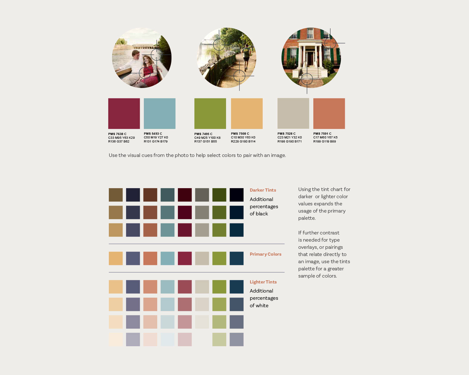 Augusta branding and color guide.