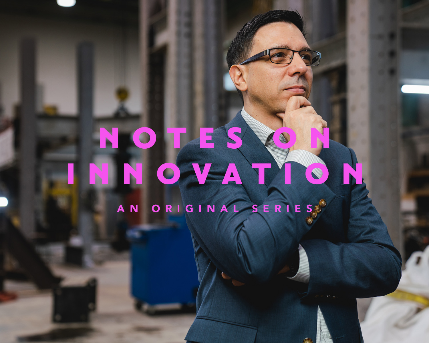 Man speaking to camera for Scribble.