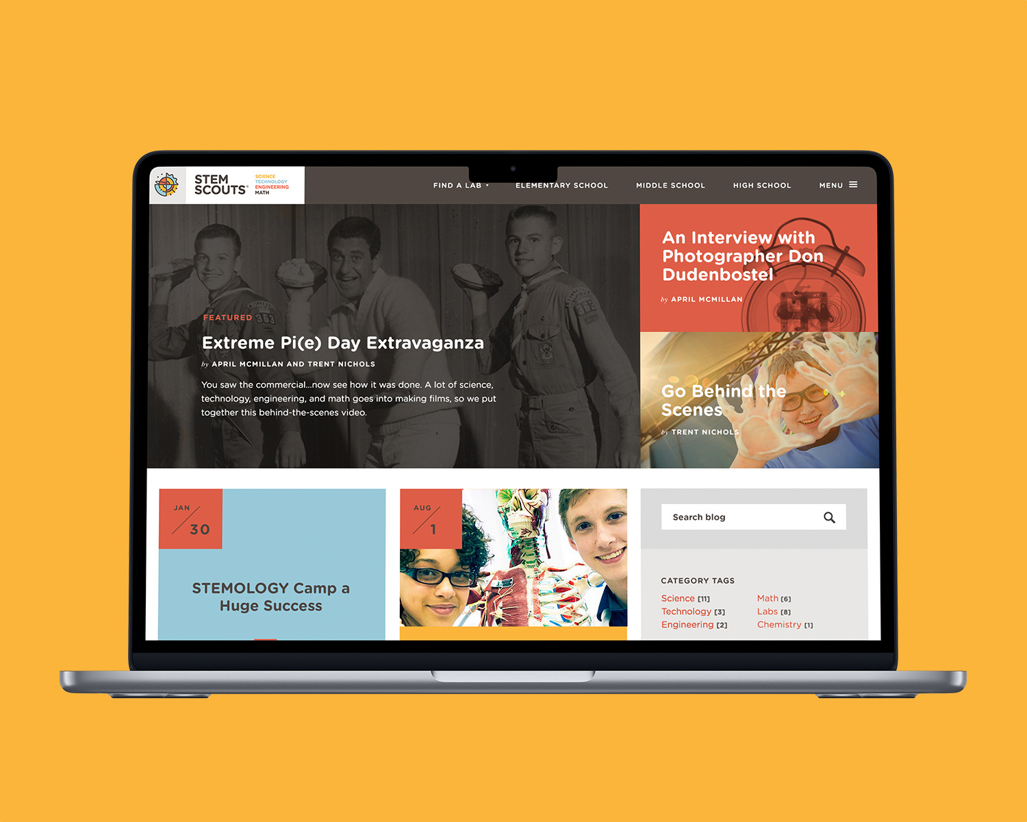 STEM website images.