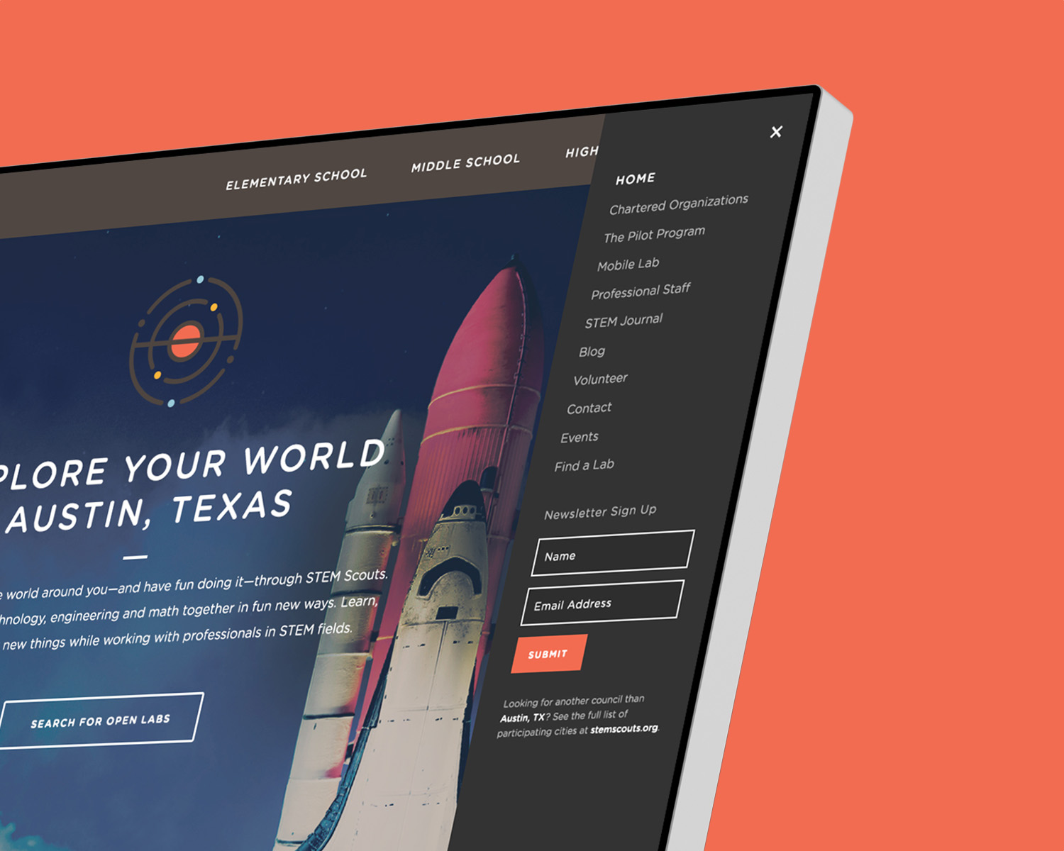 STEM website images.