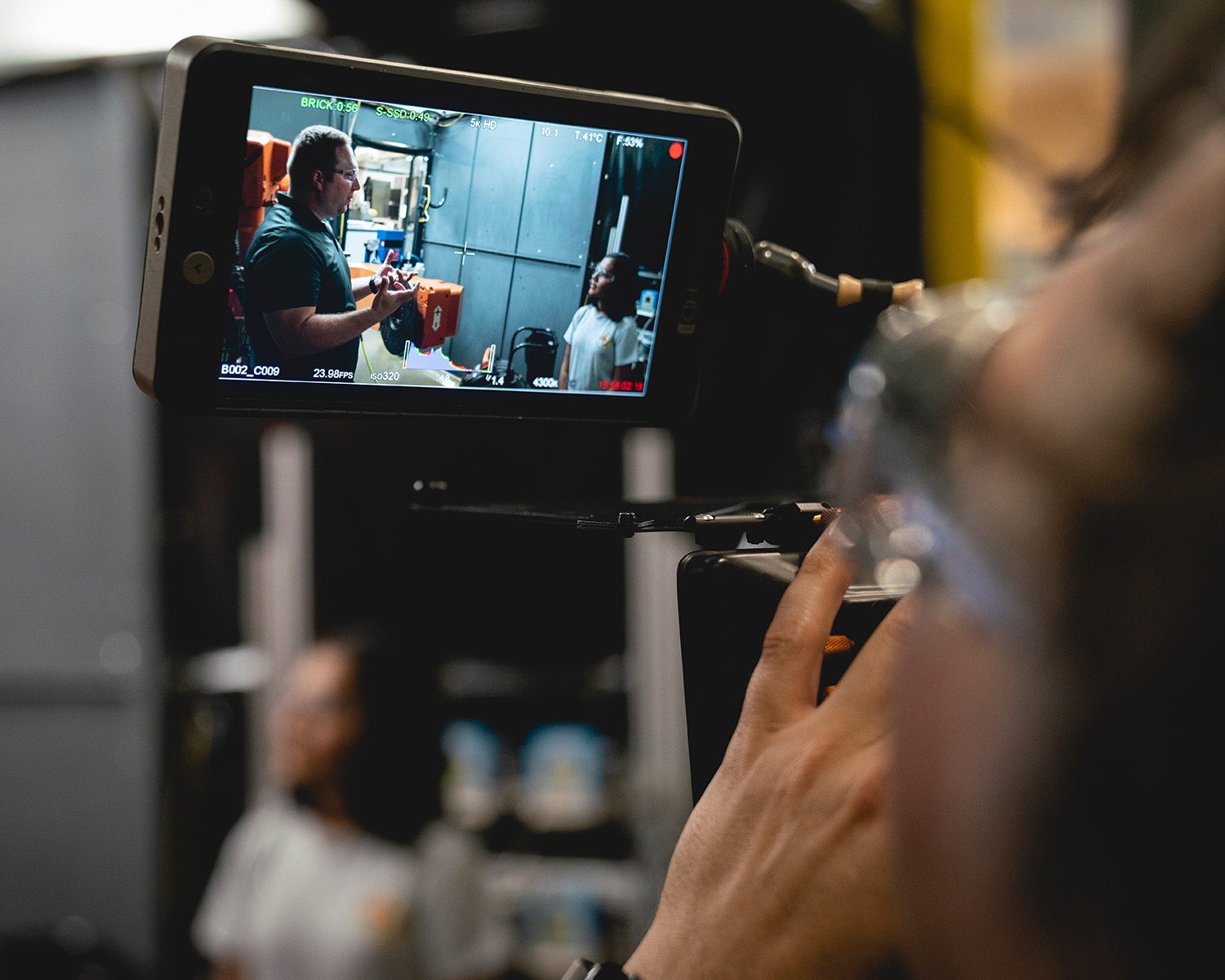 Video being filmed for Futureproof.