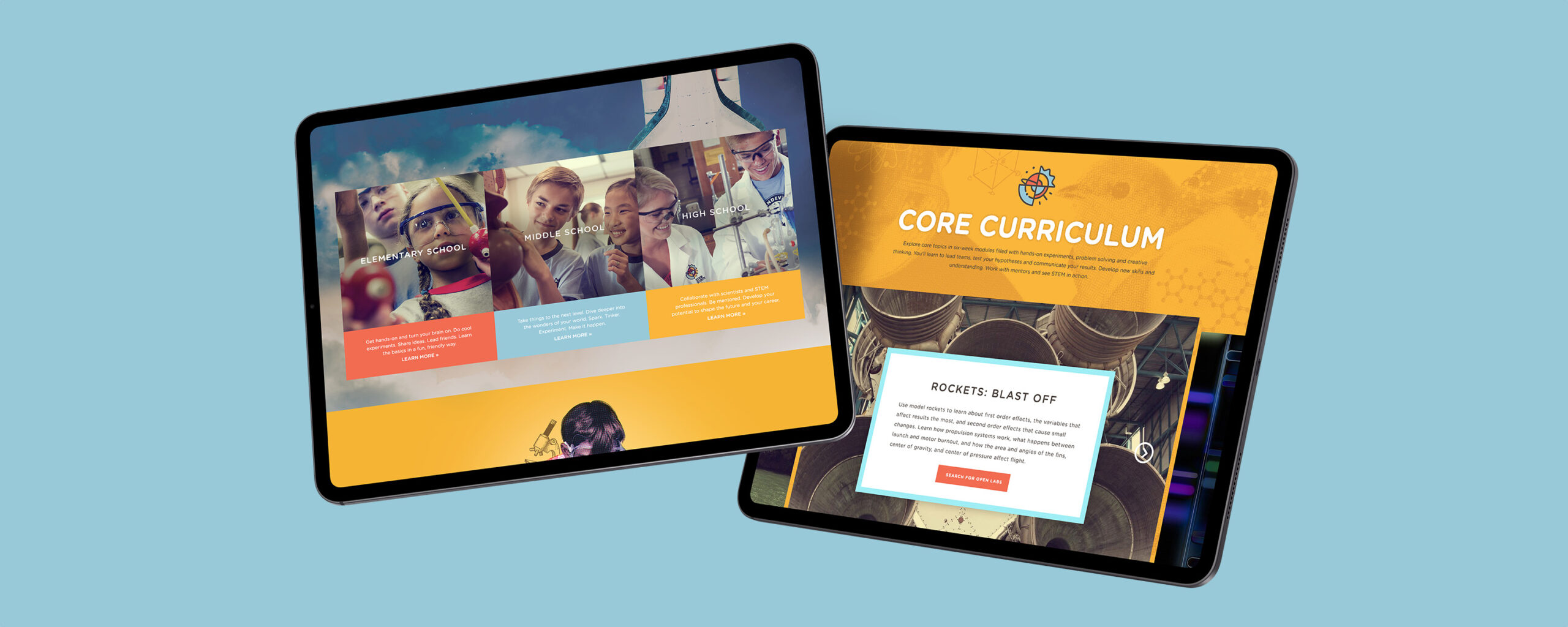 STEM website images.